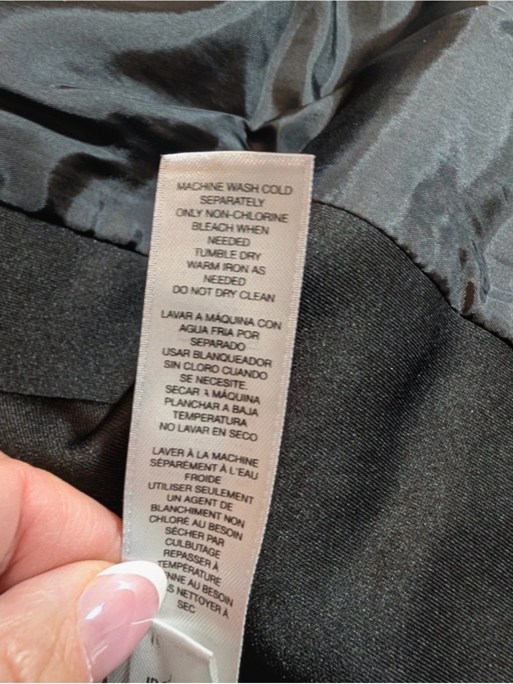 Chico's Black Quilted Jacket with Gold Buttons - Picture 9 of 9
